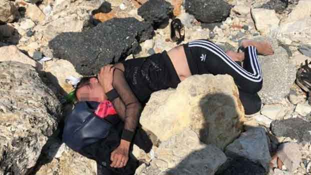 İstanbul'da bir kadın darp edilip kayalıklara atıldı