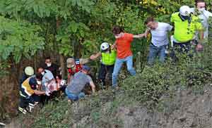 Yaralıları böyle çıkarttılar