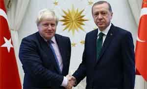 Cumhurbaşkanı Erdoğan İngiltere Başbakanı Johnson ile görüştü