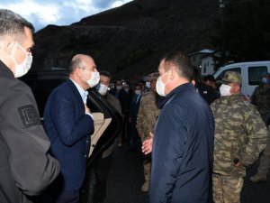 İşçileri Bakanı Süleyman Soylu Hakkari'de
