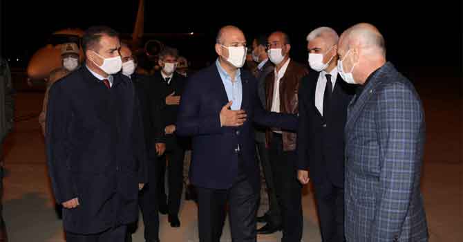 İçişleri Bakanı Süleyman Soylu Hakkari'de