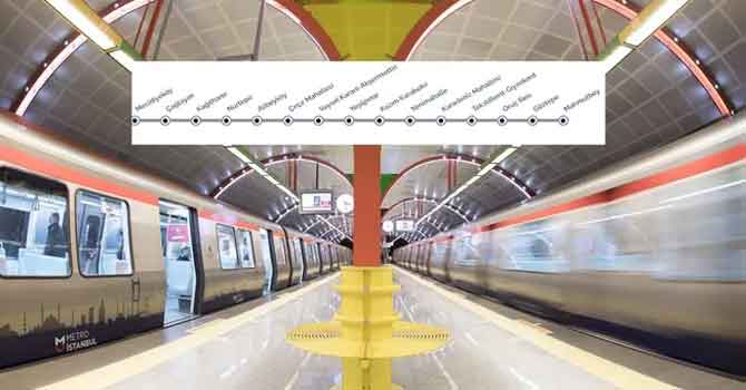 Mecidiyeköy-Mahmutbey metrosu çarşamba günü açılıyor
