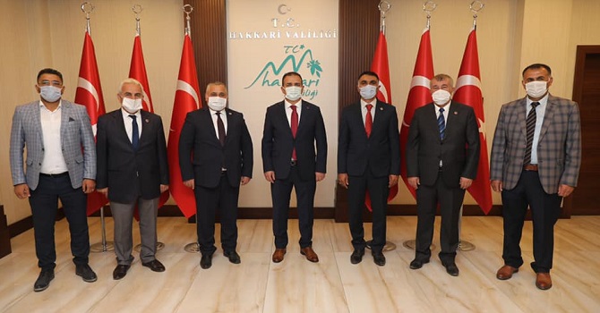 Türkiye muhtarlar konfederasyon heyeti Hakkari’de