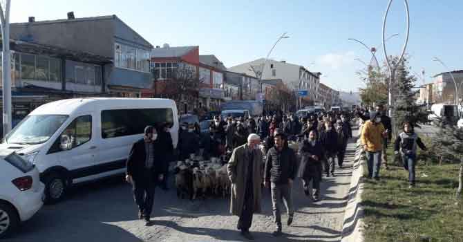 Vanlı besicilerden sıra dışı eylem