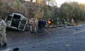 Van'da feci kaza: 2 ölü, 31 yaralı