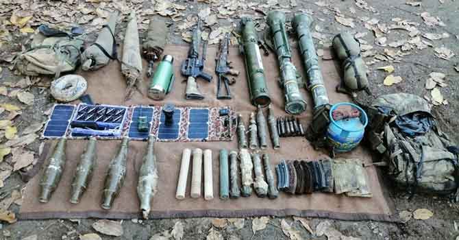 Hakkari'de silah ve mühimmat ele geçirildi