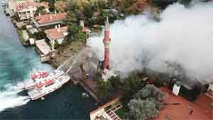 Erdoğan: Vaniköy camimizi en kısa sürede tarihi dokusuna uygun şekilde ayağa kaldıracağız