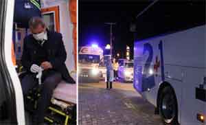 Koronavirüs temaslısı otobüsü şoförü, direksiyon başında yakalandı