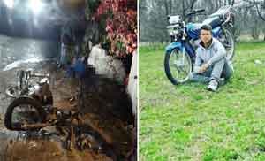 Minibüsle çarpışan motosikletin 14 yaşındaki sürücüsü hayatını kaybetti