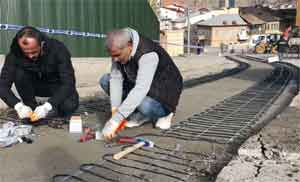 Kışın sürücülerin kabusu olan rampaya alttan ısıtma sistemi