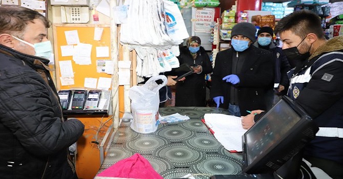 Hakkari'de Koronavirüs denetimi