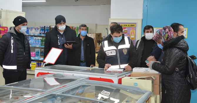 Hakkari'de korona virüs denetimi