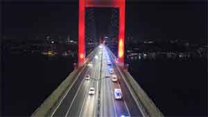 61 ambulans konvoyla Ankara'dan İstanbul'a ulaştı