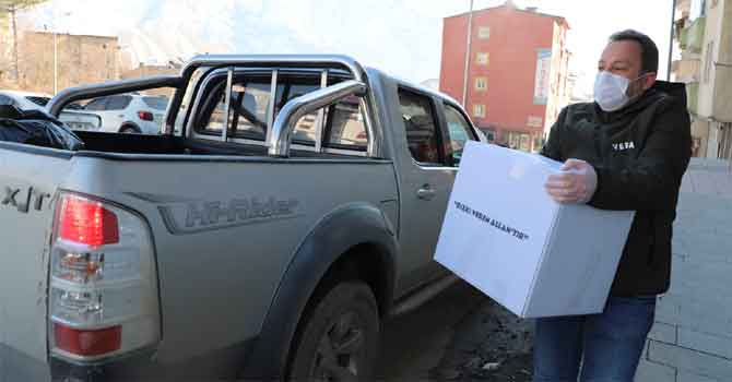 Hakkari Vefa Sosyal Destek Grubu boş durmadı