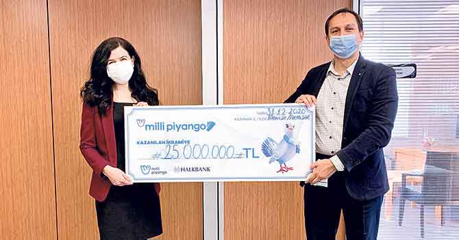 25 milyon TL’nin talihlisi çeki aldı