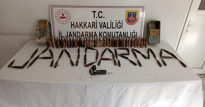 Şemdinli'de silah mühimmatı ele geçirildi