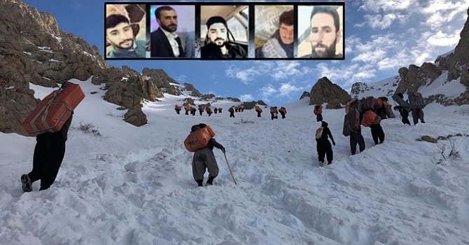 Çığ altında kalan 5 kişinin cenazesine ulaşıldı