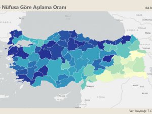 Covid-19 aşısının en az yapıldığı İl Hakkari