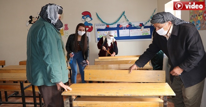 Bakanın örnek gösterdiği Hakkari'deki okul, eğitime hazır!