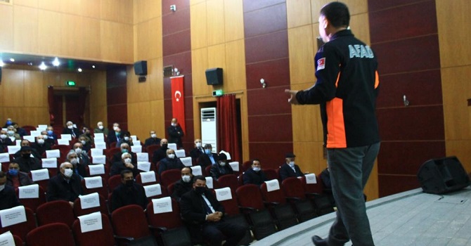 Hakkari AFAD’ tan farkındalık eğitimi