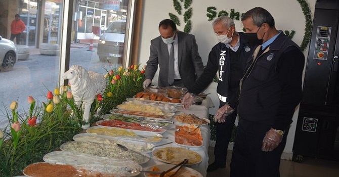 Hakkari zabıtası pastahaneleri denetledi!