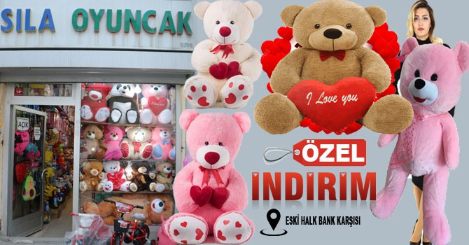Sıla Oyuncak mağazasında özel indirim