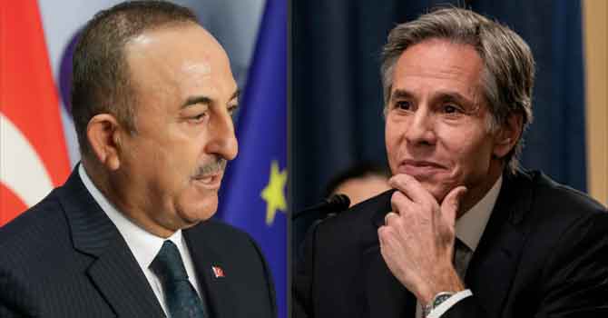Bakan Çavuşoğlu, Blinken ile görüştü