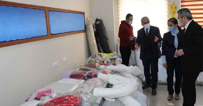 HATSO'dan kursiyerlere malzeme desteği