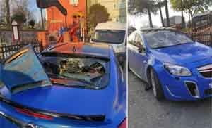 Para alamayınca dayısının otomobilini parçaladı