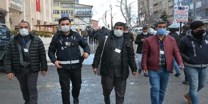 Hakkari'de korona ile mücadele seferberliği