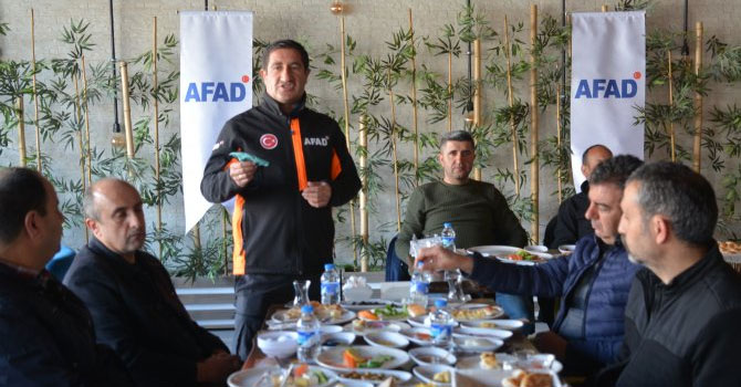 AFAD gazetecilerle kahvaltında bir araya geldi