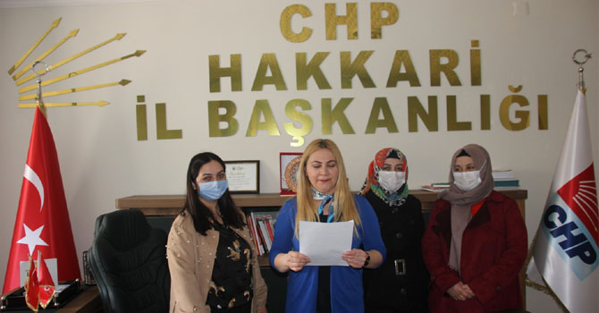 CHP Hakkari Kadın Kolları Başkanı Çivi'den 8 Mart mesajı