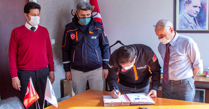 Hakkari Üniversitesi ile AFAD arasında işbirliği protokolü