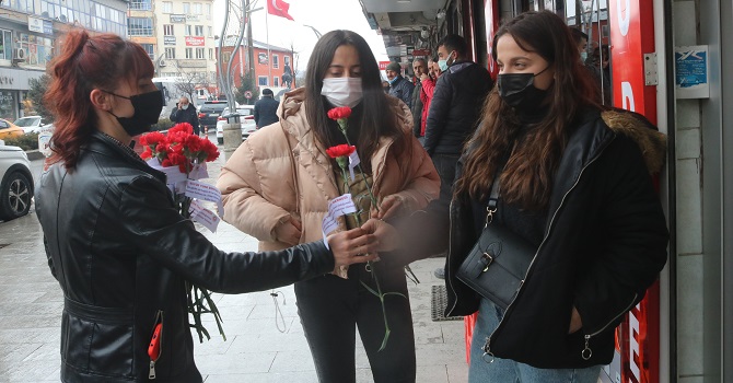 Büyük Türk Dünyası Derneği kadınlar gününü unutmadı