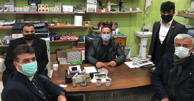 DEVA Partisi Hakkari İl yönetiminden esnaf ziyareti