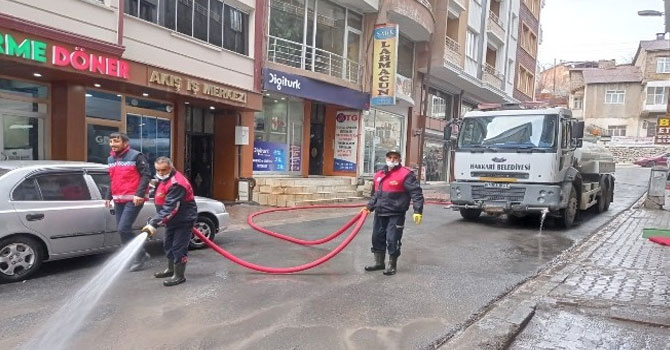 Hakkari Belediyesinden genel temizlik çalışması