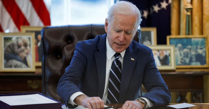 Biden Corona Teşvik Paketini İmzaladı