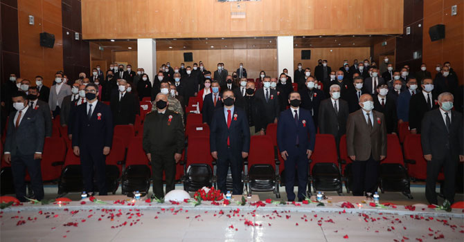 Hakkari'de istiklal Marşının kabulü programı