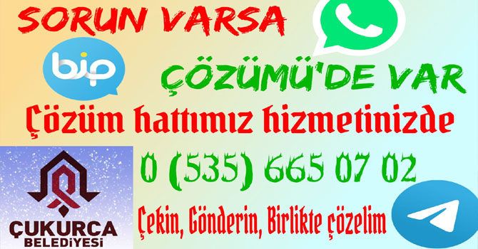 Çukurca Belediyesi WhatsApp hattı açtı