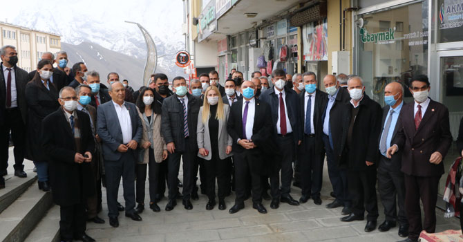 CHP heyetinin Hakkari temasları VİDEO