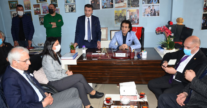 CHP heyetinden, HATSO, Baro ve HGC'ye ziyaret