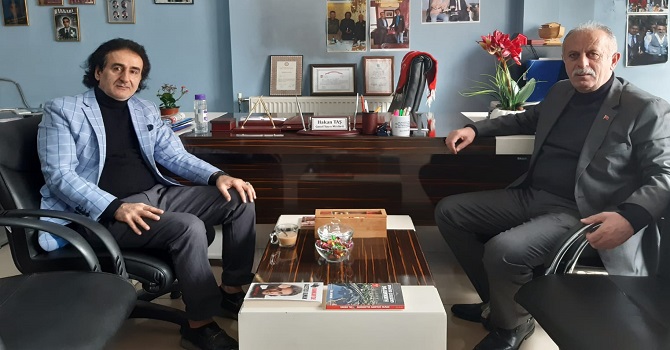 Keskin, Hakkari Gazeteciler cemiyetini ziyaret etti