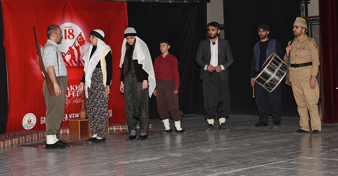 Hakkari'de 18 Mart Şehitleri Anma Günü!