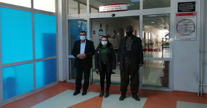 HDP Hakkari İl Başkanı Özdemir'den hasta ziyareti