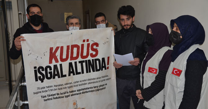 Hakkari İHH: Kudüs hakları ve özgürlüğü için meydanlardayız!