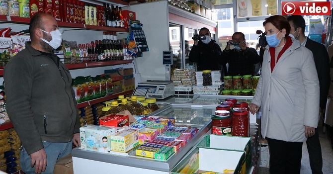 Akşener: Hakkari esnafının yüzde 60'ı siftah yapmamış