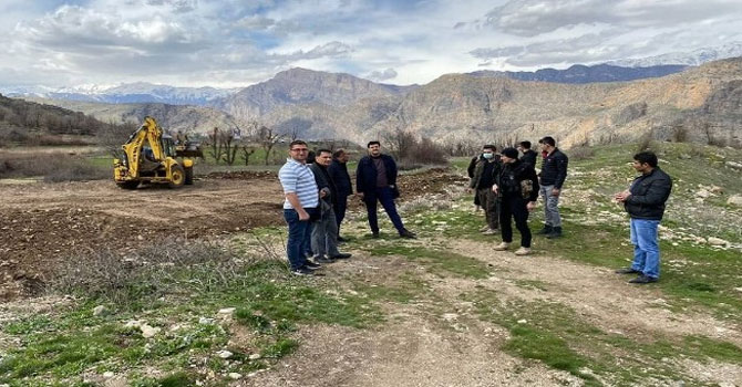 Çukurca'da seracılık ve sebze yetiştiriciliği çalışması