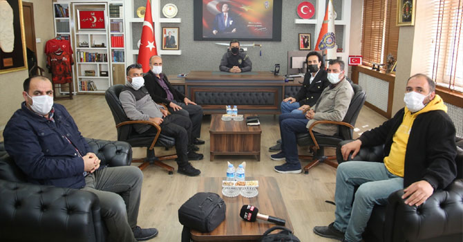 HGC yönetiminden Emniyet Müdürü Aydın'a ziyaret