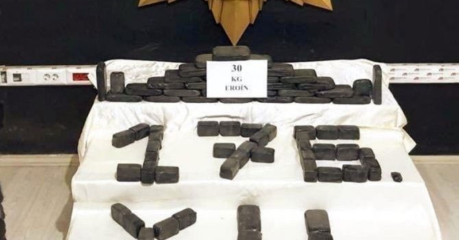 Yüksekova'da 31 kilo eroin ele geçirildi