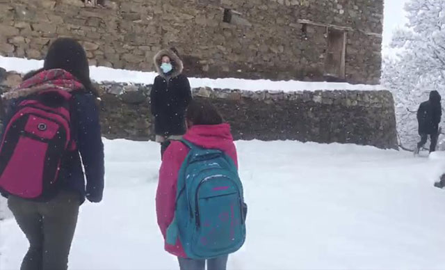 Nisanda eğitime kar engeli